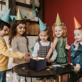 DOYIDE 20Pcs Mini Cake Boxes with Window, 6x6x5 Inches Black Bakery Boxes, Small 4 Cupcake Boxes, Cake Packaging for Pastries, Cookies, Chocolates, Cupcakes, Birthday Party, Wedding