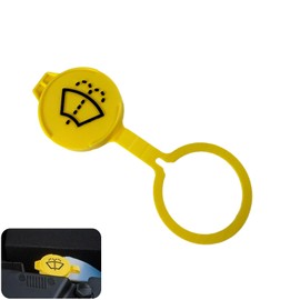 CEYHTLY 68225063AA Windshield Washer Fluid Reservoir Cap Replacement, Windshield Wiper Fluid Cap Yellow Compatible with 2014 2015 2016 2017 2018 Jeep Cherokee L4 2.4L V6 3.2L