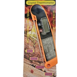 Accurate Digital Kitchen Food Meat BBQ Thermometer Pop up Probe Waterproof Plastic for Household Use