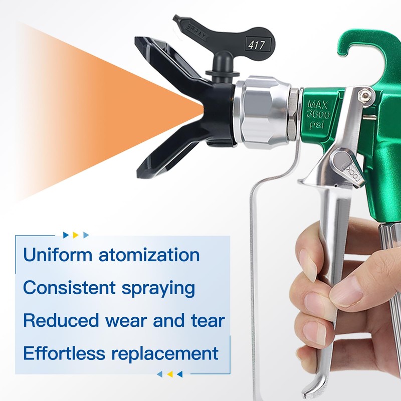 TUDUD Airless Spray Tips 6 Reversible Spray Nozzle Tips with