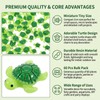 Miniature Green Turtle Figurines 60 Pcs Resin Garden Decor