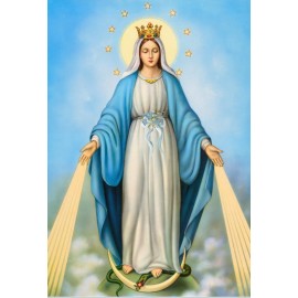 Saint Virgin Mary Poster 24x36 inch rolled wall poster