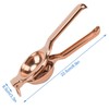 Huleo Exprimidor, exprimidor de Prensa Manual ergonómico de Acero Inoxidable