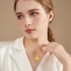 TIGER RIDER Sunflower Amber Necklace for Women Amber Lever Back