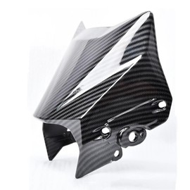 Headlight Cover for Surron Ultra Bee, Motorcycle Mudguard Fender, Imitate Carbon Fiber Windshield for Sur Ron Electric Dirt Bike (Water transfer glossy)