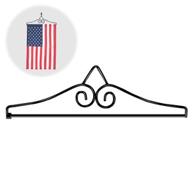 NQ Garden Flag Wall Hanger Indoor and Outdoor, Garden Flag Holder, Banner Hanger for Decoration Ideal for Flag with Width Smaller Than 13" (1 Pack)