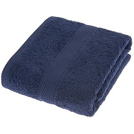 Sleep and Beyond Egyptian Cotton Hand Towels for Bathroom (Navy, 2 Pack)