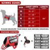 MOOGROU Service Dog Vest Harness and Leash Set+10 Patches,No Pull&Adjustable