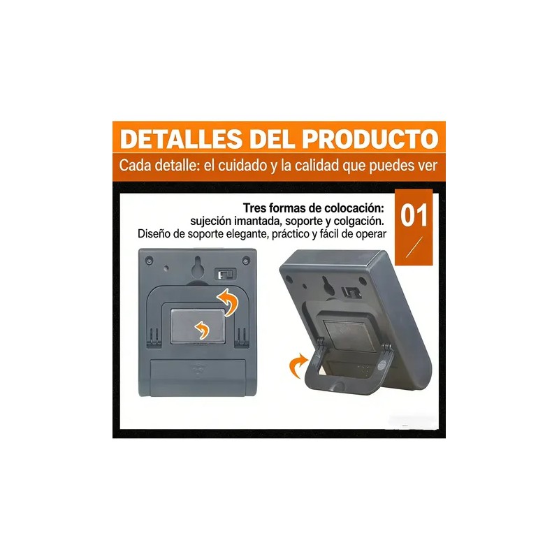 Termometro Y Temporizador Timer Digital Hornos Con Sonda