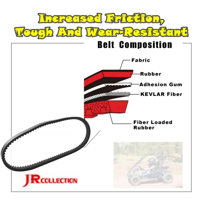 729 17.5 Belt for 49cc 50cc Scooter Engine Drive Belt
