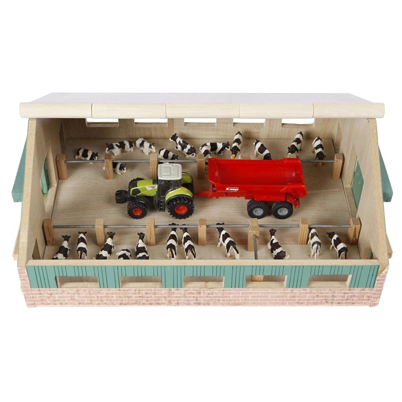 Kids Globe Wooden Farm Shed (Scale 1:87)