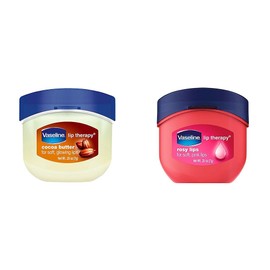 Vaseline - Bálsamo labial hidratante y protector con manteca de cacao, 7 g  Bálsamo labial Vaseline Rosy Mini Tarro 7g, Rosa                          