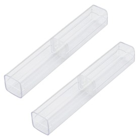 Yimluofa 2 Pcs Professional Storage Box for Eyelash Extensions, Tweezers Case Tweezers Organizer Eyelashes Makeup Tool