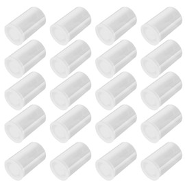 35mm Caliber Plastic Film Canisters -20pc (Clear)