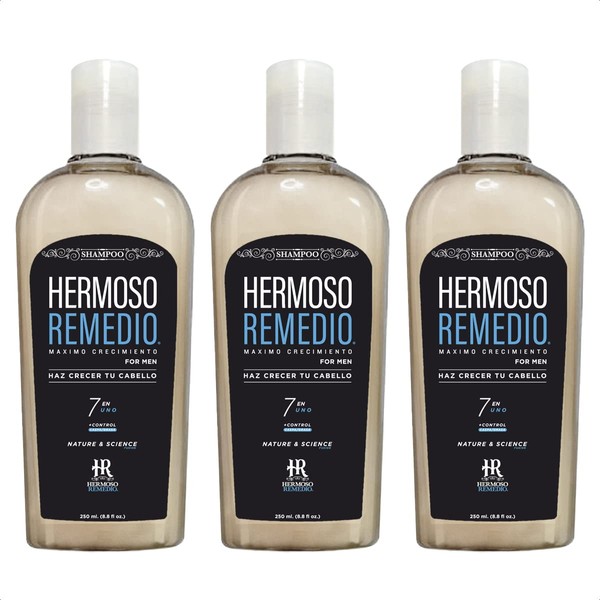 Hermoso Remedio - Shampoo Crecimiento Anticaída Anticaspa Reparación Regeneración Capilar