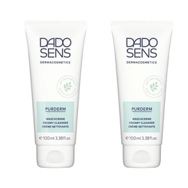 Dado Sense Purederm Wash Cream 100ml x 2 Cleansing Face Wash / 다도센스 퓨어덤 워시 크림 100ml x 2개 클렌징 세안