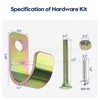 GUSUHAWK S16100500 One Way Lockable Gate Latch with 4-Digit Combination