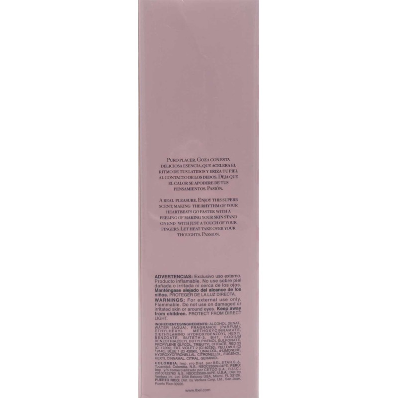 BODY AND SPIRIT PASSION ATOMISEUR L'bel Eau de Toilette Pour