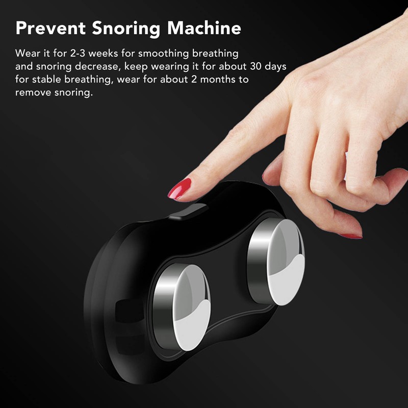 Electric Prevent Snoring Device Microcurrent Improve Sleep Smoothing Breathe Machine