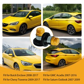 Rear Suspension Spring Jounce Bumper Fit for Buick Enclave 2008-2017 Chevy Traverse 2009-2017 GMC Acadia 2007-2016 Saturn Outlook 2007-2009, Rear Bump Stops Replace 20838485, 2 Pack