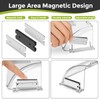 9-15.5 Inch Adjustable Air Vent Deflectors, 2 Pack Clear Magnetic