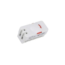 Stego 01115.0-00 Model STO 011 Small Compact Thermostat NC Contacts Red Button 0 to 60°C Temperature Control 70mm Height x 33mm Width x 42mm Length