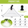 Rossesay 10 Pcs Drift Guard with Flat Sprayer Nozzle Spray