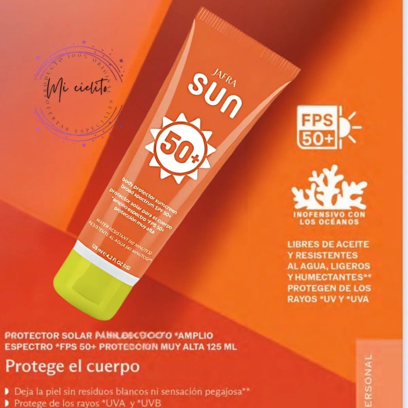 Jafra Sun Protector Solar Cuerpo Amplio Espectro Fps