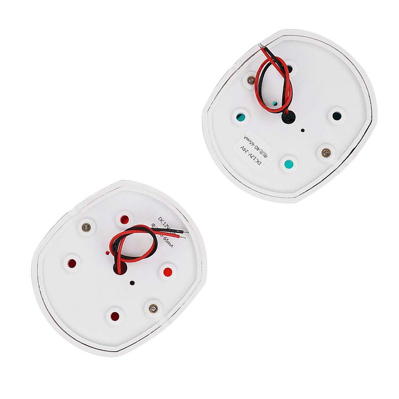 Pair of Signal Lamp Spherical Red Green LED Waterproof Boat