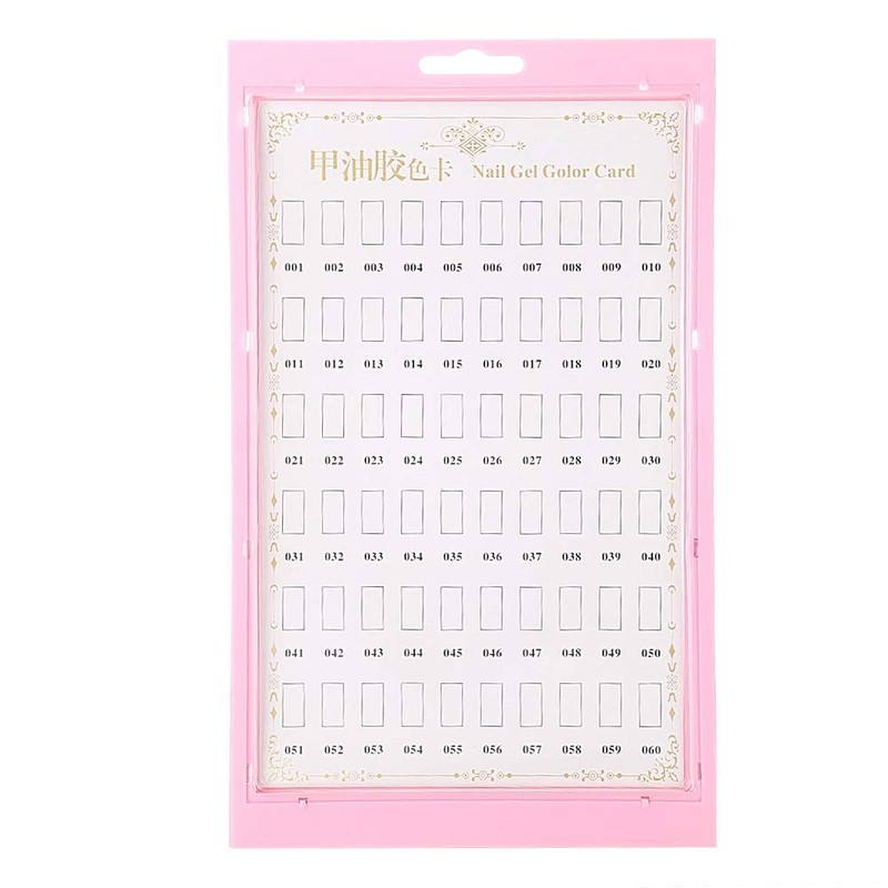 Nail Gel Polish Display Board, Nail Art Tips Chart Practice