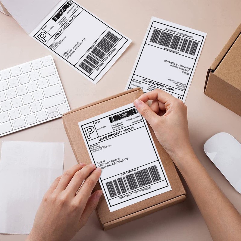 9527 Product Fanfold 4 x 6 Direct Thermal Labels White