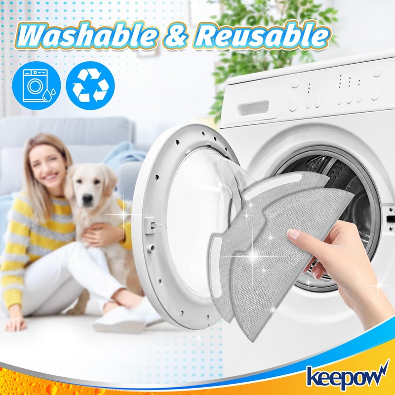KEEPOW Mop Pads Accessories for Eureka E10s E20 Plus Robotic