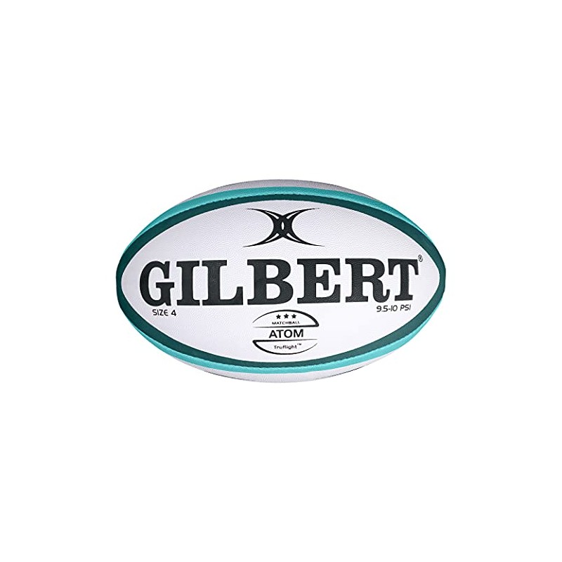 Gilbert Atom Rugby Ball [Each] • GREEN • SIZE 4