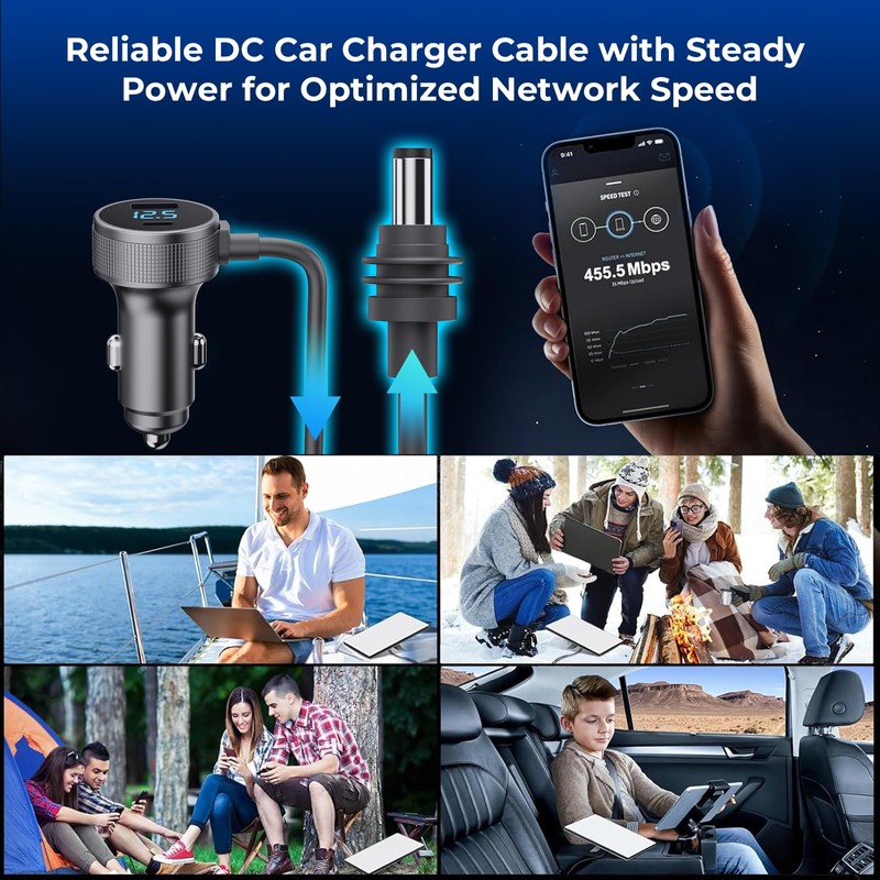 Starlink Mini Cable, 3 in 1 Starlink Mini Car Charger