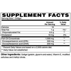 Netrition Enteric-Coated Super Omega-3 EPA + DHA 120 Softgels