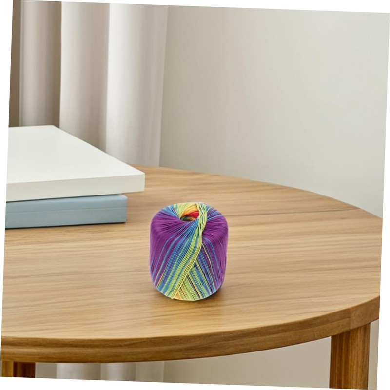 COHEALI 2pcs Handmade Woven Cotton Thread Multi-Function Crocheting Yarn DIY