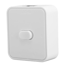 KIMISS Gigabit Network Switch for 2 Port 10/100/1000Mbps PoE Extender Switch RJ45 Network Splitter Adapter 2 in 1 Out 1 in 2 Out for Cat6