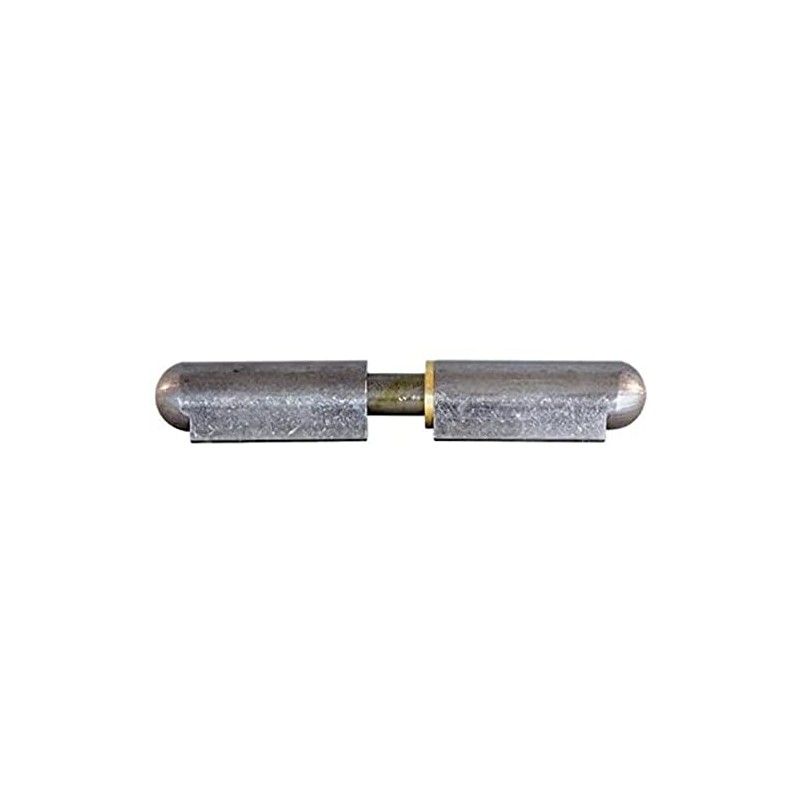 Steel Weld-On Bullet Hinge with Steel Pin and Brass Bushing