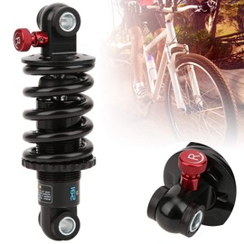 Keenso Spring Shock Damper, Aluminium Alloy Oil Pressure Shock Damper Bicycle Spring Shock Suspensions(190mm*650P)