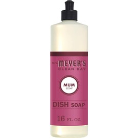 Mrs. MEYER'S Clean Day Liquid Dish Soap, Mum, 16 Fl Oz. (Pack of 3)