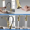 KIBI Engel Single Handle Pull Down Faucet for Kitchen Sink