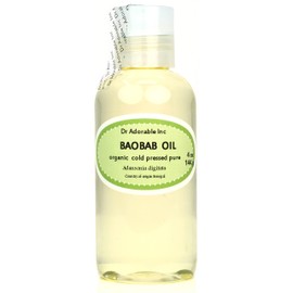 4 Oz Baobab Oil 100% Pure Organic Cold Pressed for Skin Hair Nails Massage