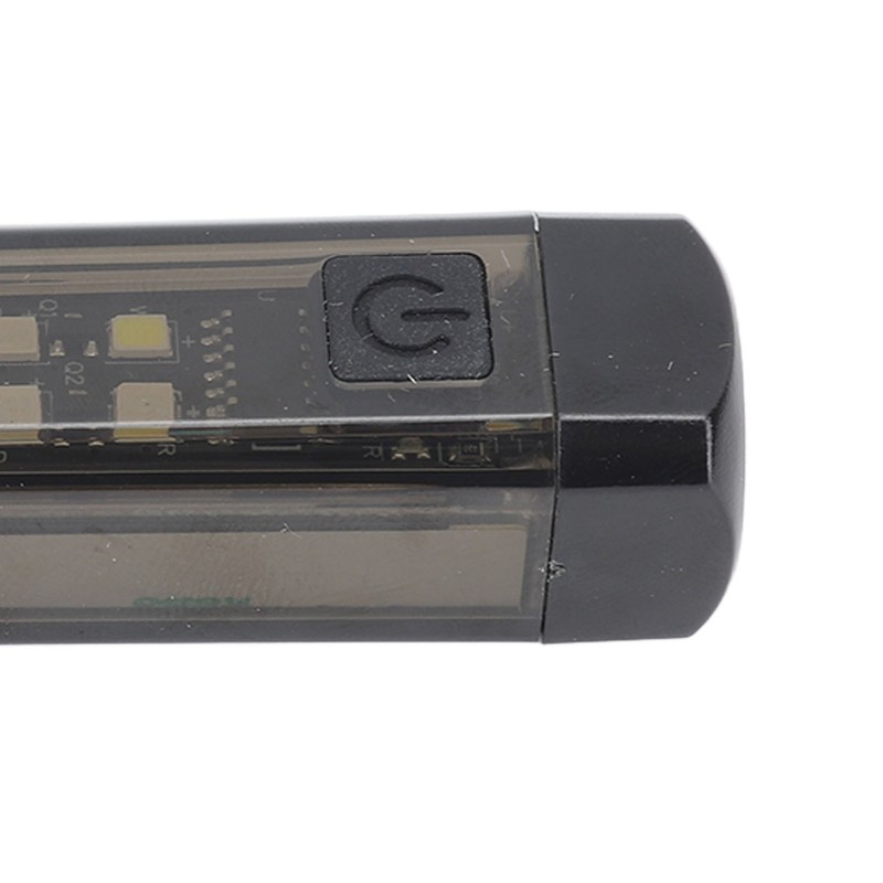 Keychain Flashlight Plastic 2 Lighting Mode Magnetic USB Rechargeable Portable