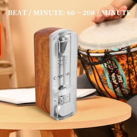 Gokelomg Portable Mini Mechanical Metronome Universal Metronome for Piano Guitar