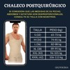 KISHA Faja Chaleco Postoperatorio Colombiano hombre, Faja de Compresión Modeladora