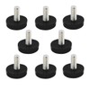 Sourcingmap M6x15mm Leveling Feet Adjustable Threaded Pole Leveling Foot Furniture