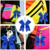 Navy Blue Cheer Bow Keychain Accessories for Women Cheerleader Cheerleading