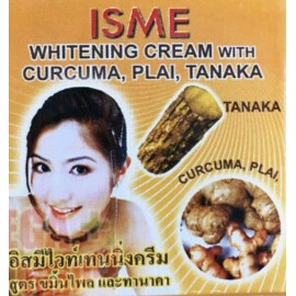 ISME 2X ISME WHITENING HERBAL NOURISHING CREAM CURCUMA PLAI TANAKA THANAKA THAI 3G.