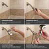 Pfister HydroFuse Handheld Shower Head, Hose Included, 6-Function, 2.5 GPM,
