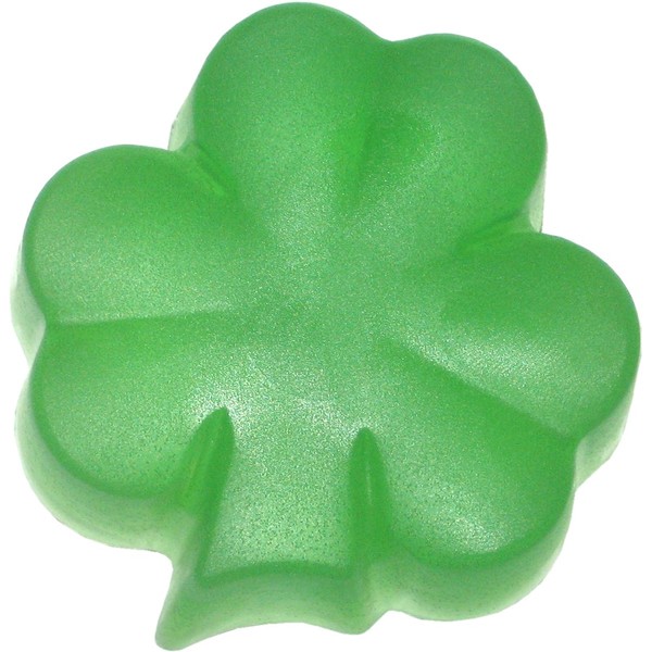 Eclectic Lady Shamrock Soap, Sage And Citrus, Clear Green, Detergent Free Glycerin Soap, Hypo-Allergenic, 3 Ounce Bar